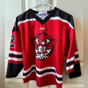 Littleton Hawks 60th Anniversary 1963 ice hockey shirt sz youth large red black